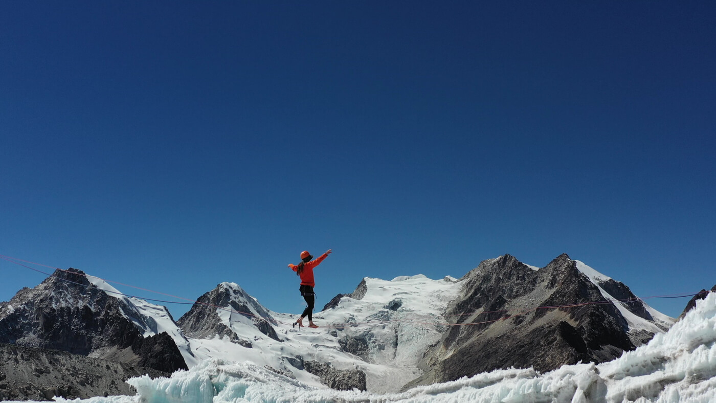 Highline @5000M - Miriam Campoleoni (Perù)