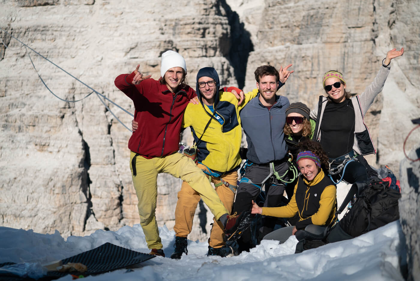 Trentino crew Highline adventure Ottobre
